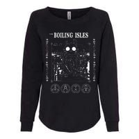 B.O.I.L.I.N.G I.S.L.E.S Owl House Love Christmas Trendy Womens California Wash Sweatshirt