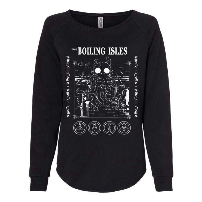 B.O.I.L.I.N.G I.S.L.E.S Owl House Love Christmas Trendy Womens California Wash Sweatshirt