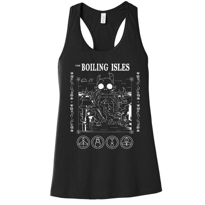 B.O.I.L.I.N.G I.S.L.E.S Owl House Love Christmas Trendy Women's Racerback Tank