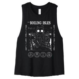 B.O.I.L.I.N.G I.S.L.E.S Owl House Love Christmas Trendy Women's Racerback Cropped Tank