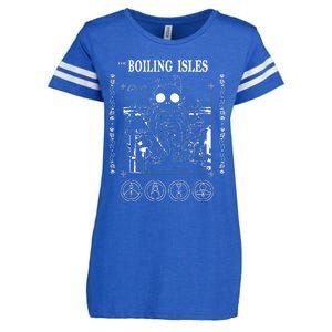 B.O.I.L.I.N.G I.S.L.E.S Owl House Love Christmas Trendy Enza Ladies Jersey Football T-Shirt