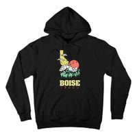 Boise Idaho Outdoors Nature Mountains Vintage State Pride Tall Hoodie