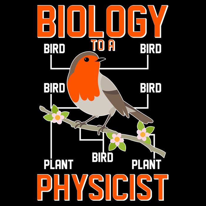 Biology To A Physicist Bird Biagram  Flexfit Unipanel Trucker Cap