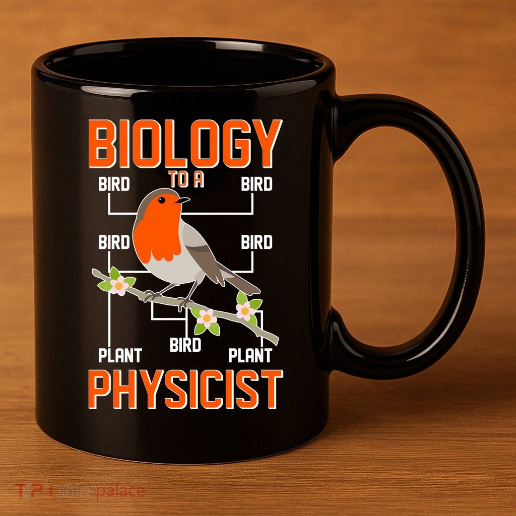 Biology To A Physicist Bird Biagram  11oz C Handle Ceramic Mug