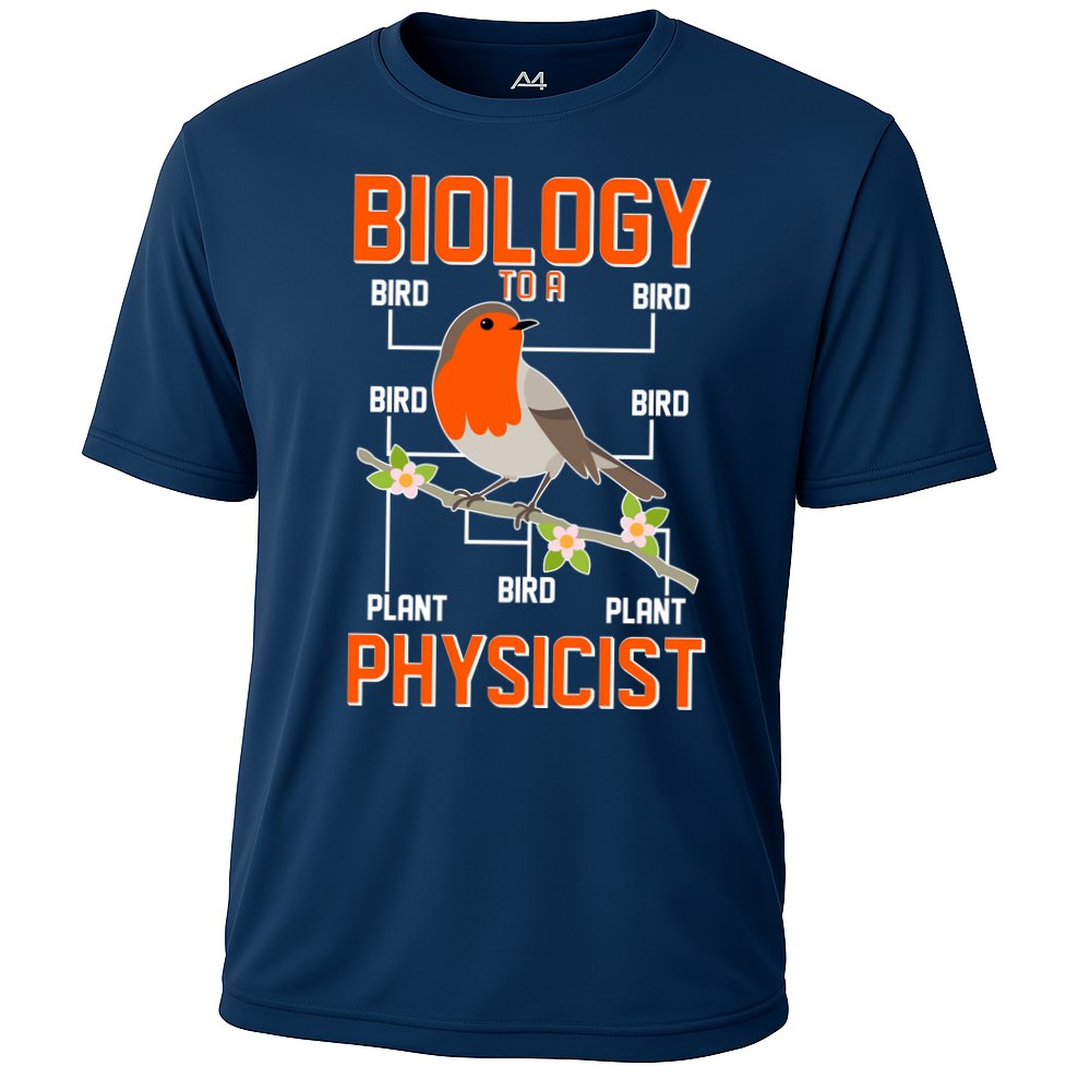 Biology To A Physicist Bird Biagram  Performance Shirt