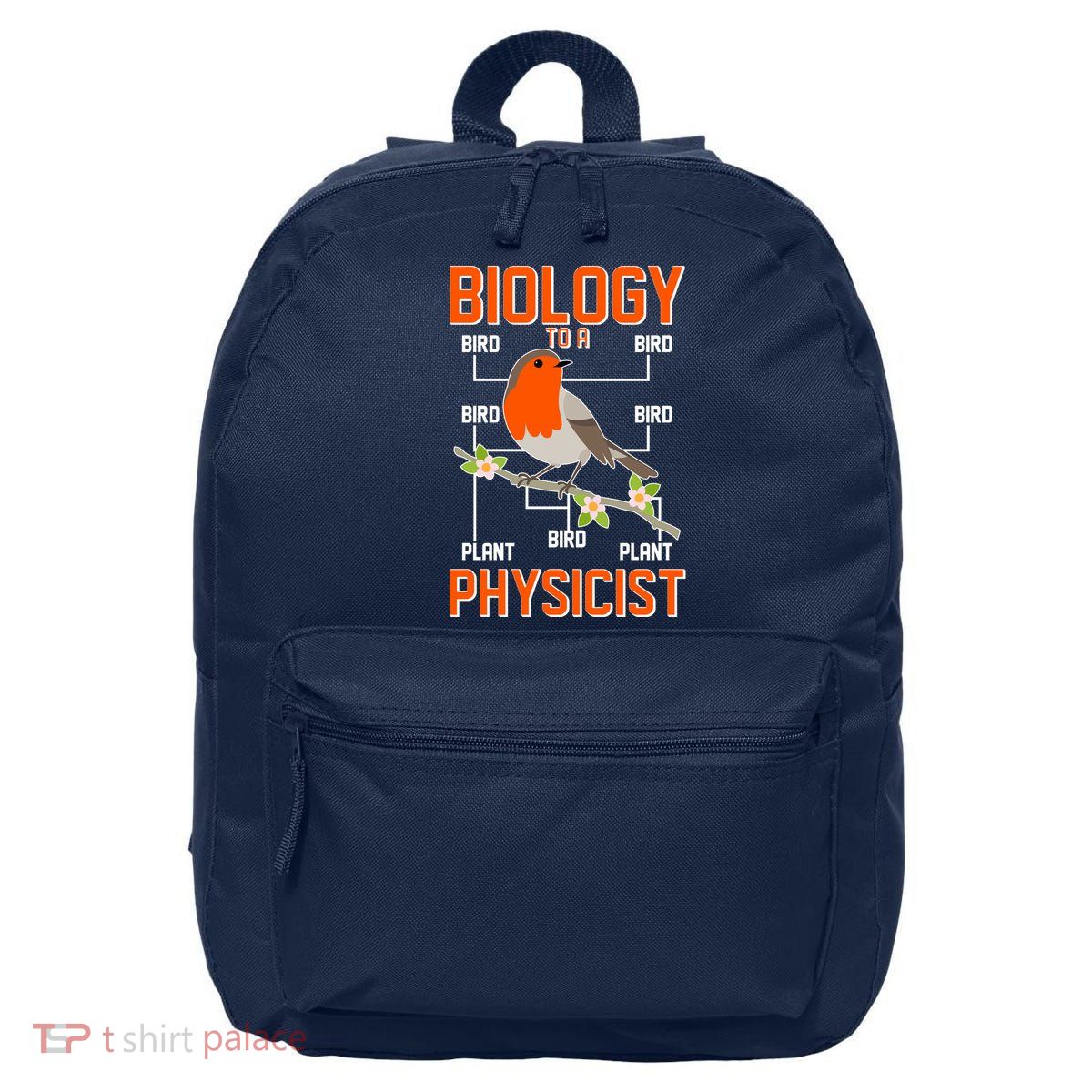 Biology To A Physicist Bird Biagram  16 in Basic Backpack