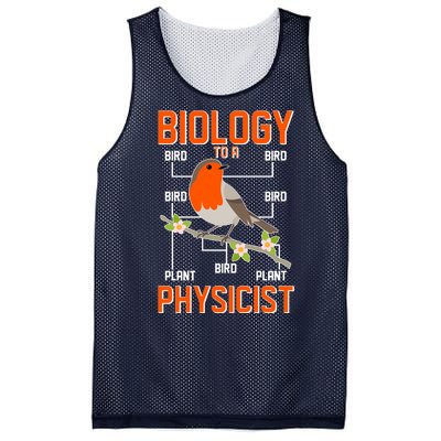 Biology To A Physicist Bird Biagram  Mesh Reversible Basketball Jersey Tank