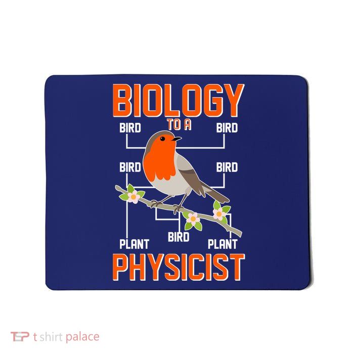 Biology To A Physicist Bird Biagram  Mousepad