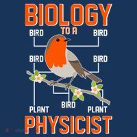 Biology To A Physicist Bird Biagram  Mousepad