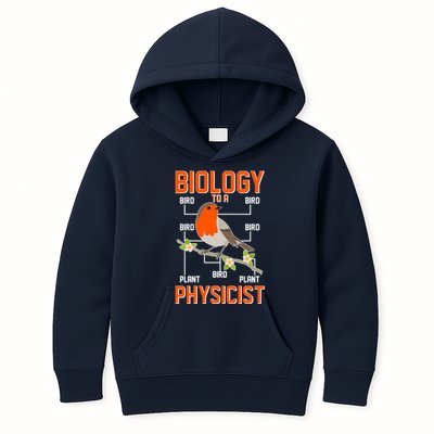 Biology To A Physicist Bird Biagram  Kids Hoodie