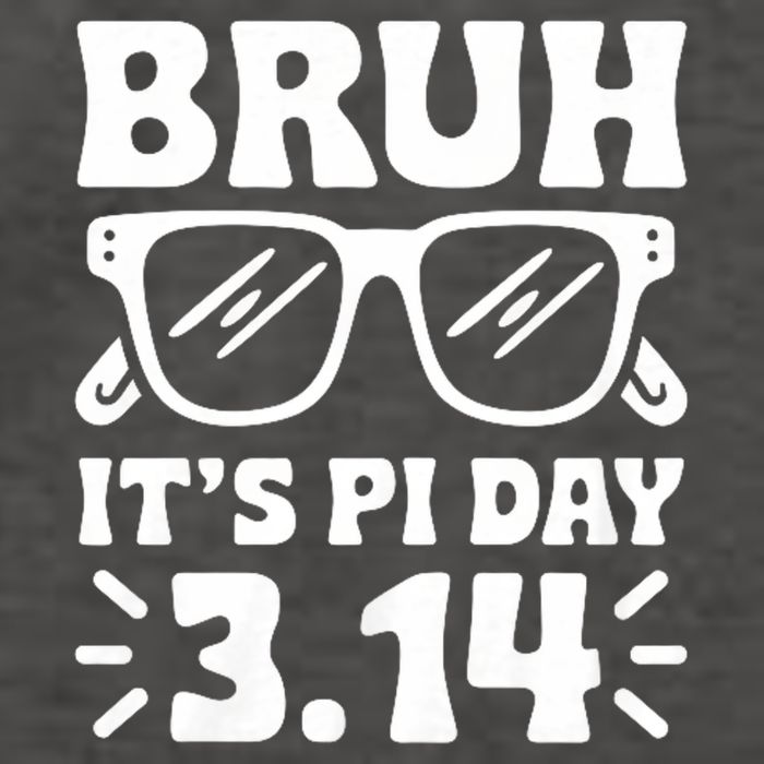 Bruh It's Pi Day 3.14 Saying Math Teachers Funny Pi Day (1) Vector Backpack