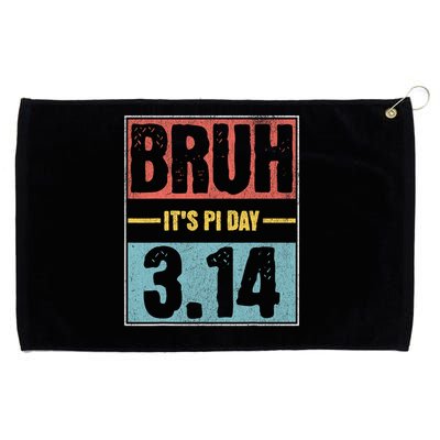 Bruh It's Pi Day Shirt Funny Pi Day Saying Math Teacher Kid T-Shirt Grommeted Golf Towel
