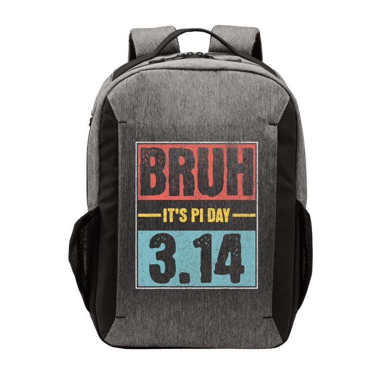 Bruh It's Pi Day Shirt Funny Pi Day Saying Math Teacher Kid T-Shirt Vector Backpack