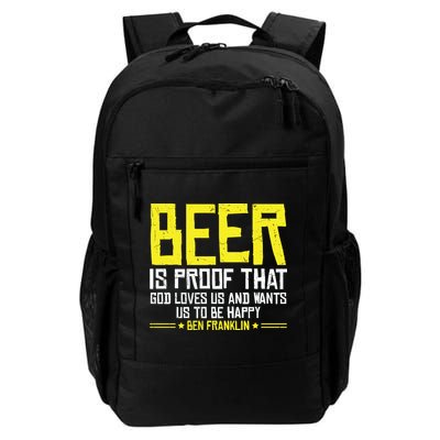 Beer Is Proof That God Drinking Team Beer Gift Backpack