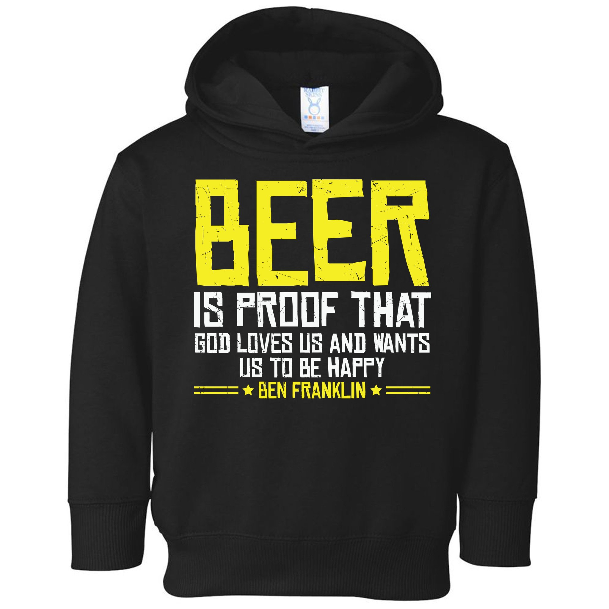 Beer Is Proof That God Drinking Team Beer Gift Toddler Hoodie