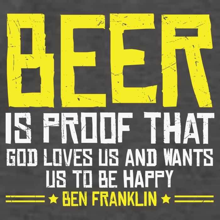 Beer Is Proof That God Drinking Team Beer Gift Vector Backpack
