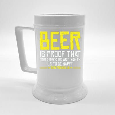 Beer Is Proof That God Drinking Team Beer Gift Beer Stein