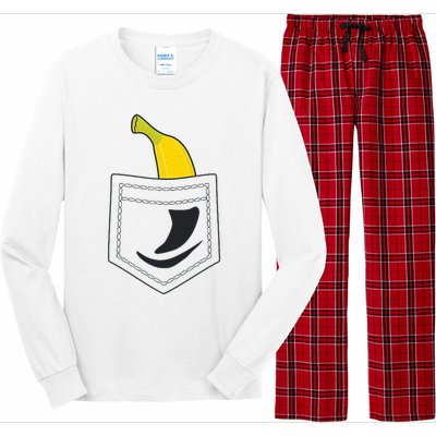 Banana In Pocket Banana Lover Long Sleeve Pajama Set