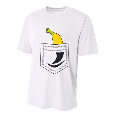 Banana In Pocket Banana Lover Performance Sprint T-Shirt