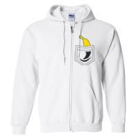 Banana In Pocket Banana Lover Full Zip Hoodie