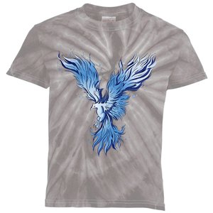 Blue Ice Phoenix Royal Phoenix Blue Kids Tie-Dye T-Shirt