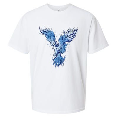 Blue Ice Phoenix Royal Phoenix Blue Sueded Cloud Jersey T-Shirt