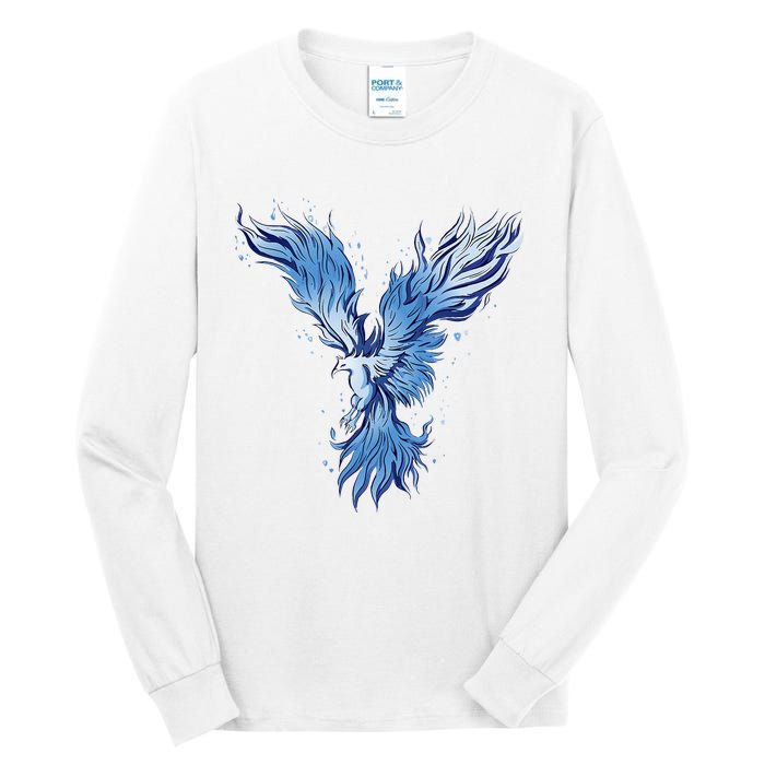 Blue Ice Phoenix Royal Phoenix Blue Tall Long Sleeve T-Shirt