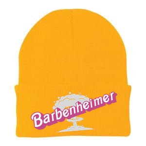 Barbenheimer In Pink Knit Cap Winter Beanie