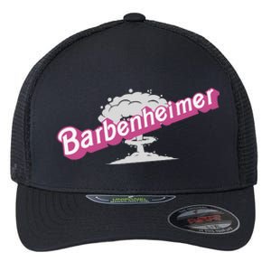 Barbenheimer In Pink Flexfit Unipanel Trucker Cap