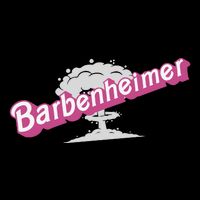 Barbenheimer In Pink Flexfit Unipanel Trucker Cap