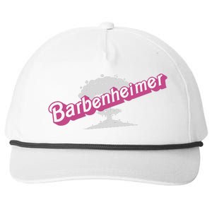 Barbenheimer In Pink Snapback Five-Panel Rope Hat