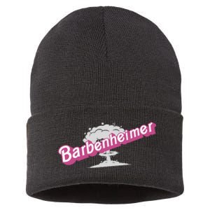 Barbenheimer In Pink Sustainable Knit Beanie