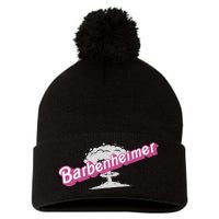 Barbenheimer In Pink Pom Pom 12in Knit Beanie