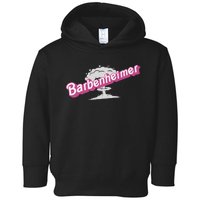 Barbenheimer In Pink Toddler Hoodie