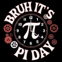 Bruh Its Pi Day Clock Gears Fun Math Design 16 in Basic Backpack