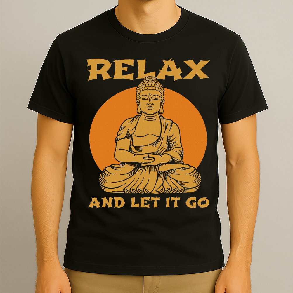 Buddha Inner Peace Relax Let It Go Buddhist Wellness Gift T-Shirt