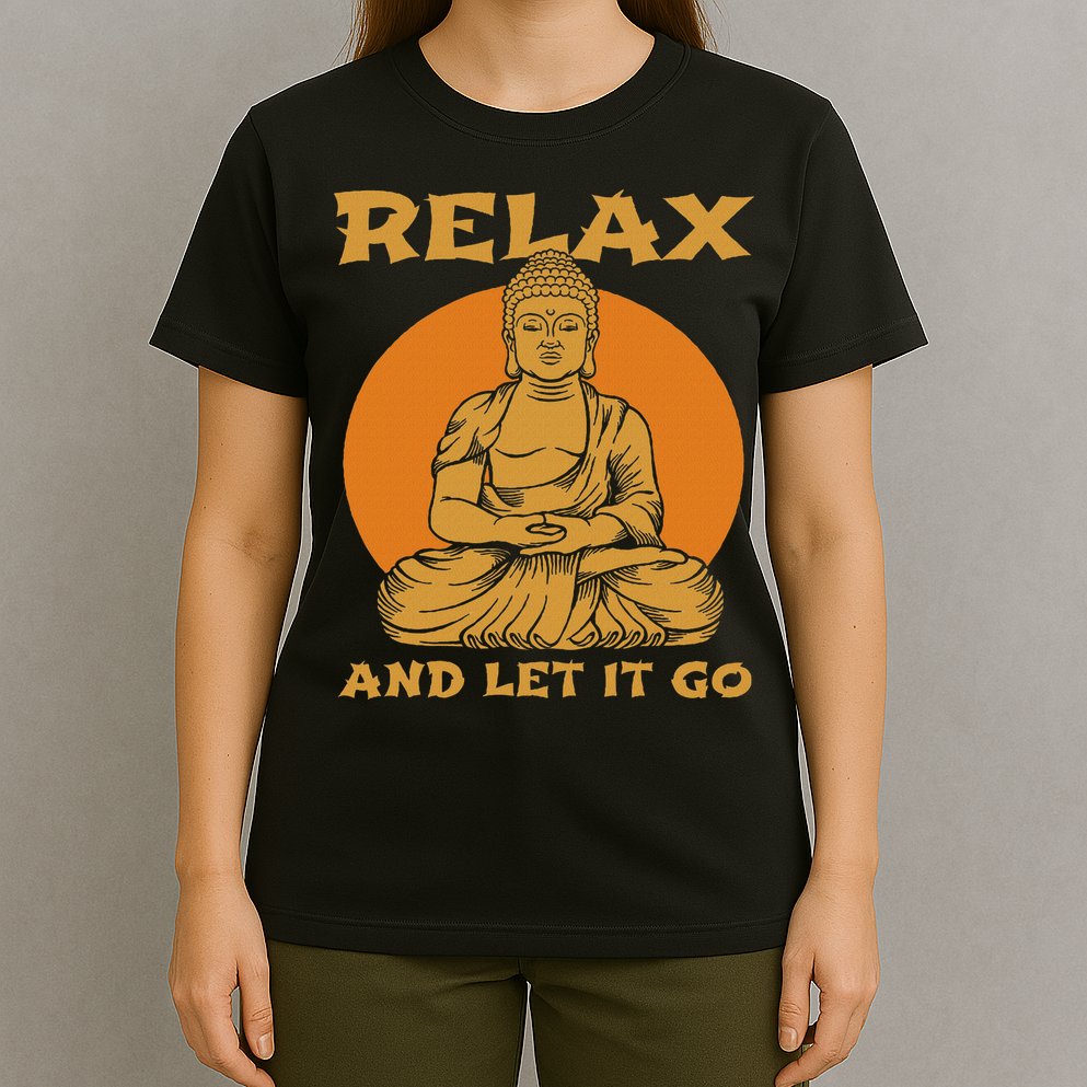 Buddha Inner Peace Relax Let It Go Buddhist Wellness Gift T-Shirt