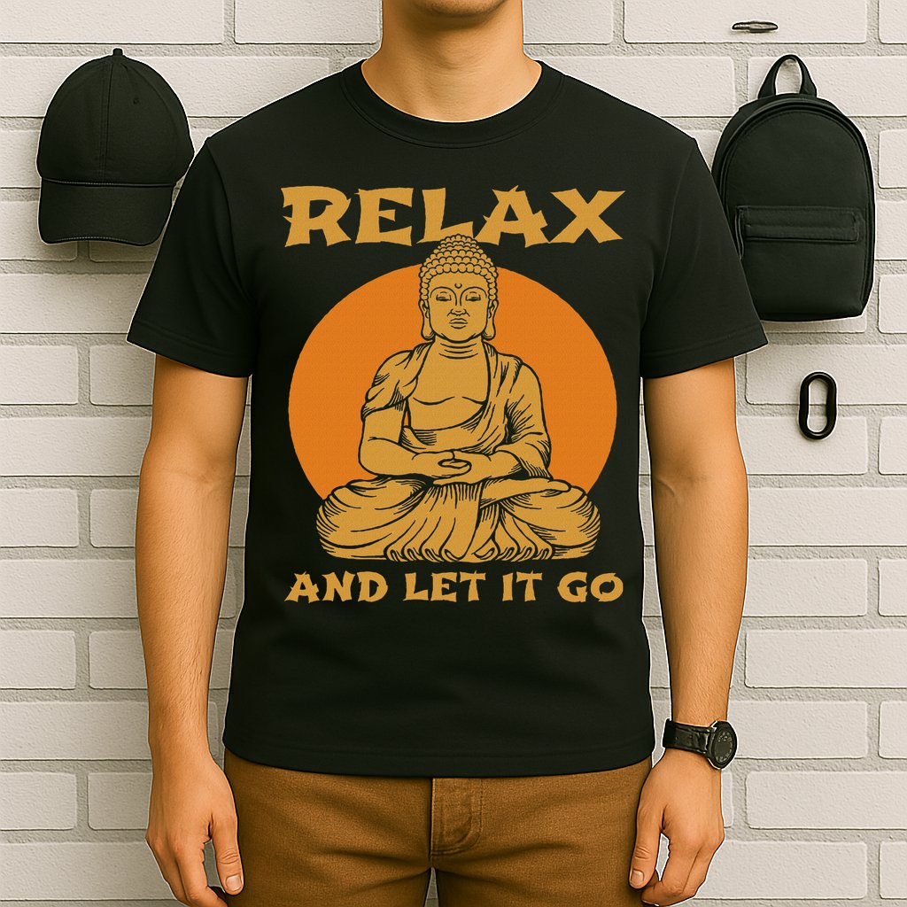 Buddha Inner Peace Relax Let It Go Buddhist Wellness Gift T-Shirt
