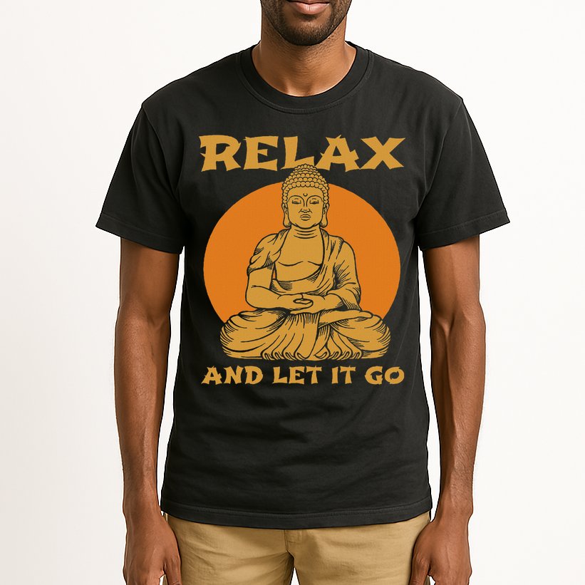 Buddha Inner Peace Relax Let It Go Buddhist Wellness Gift Tall T-Shirt