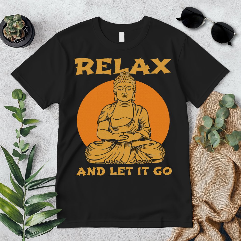 Buddha Inner Peace Relax Let It Go Buddhist Wellness Gift Premium T-Shirt