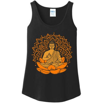 Buddha Inner Peace Relax And Let It Go Ladies Essential Tank