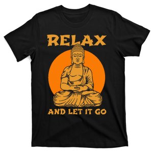 Buddha Inner Peace Relax Let It Go Buddhist Wellness Gift T-Shirt