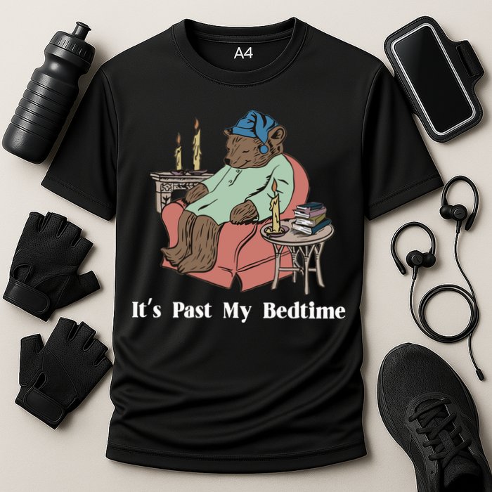 Bear Its Past My Bedtime Cooling Performance Crew T-Shirt