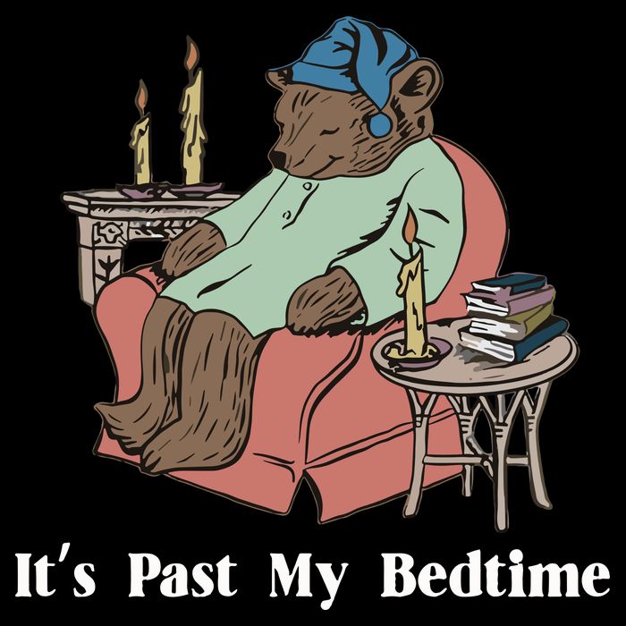 Bear Its Past My Bedtime Cooling Performance Crew T-Shirt