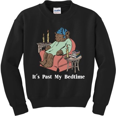 Bear Its Past My Bedtime Kids Sweatshirt