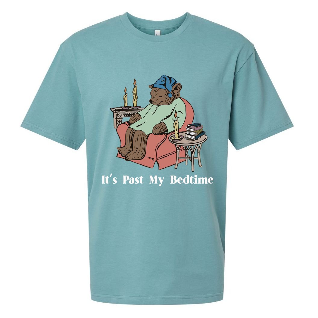 Bear Its Past My Bedtime Sueded Cloud Jersey T-Shirt