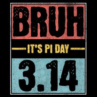 Bruh Its Pi Day Funny Pi Day Saying Math Teacher Drawstring Bag