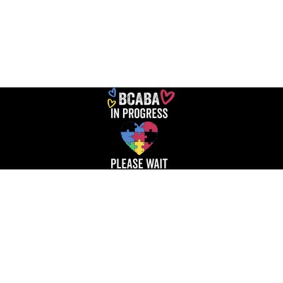 BCABA In Progress Future BCBA Bumper Sticker