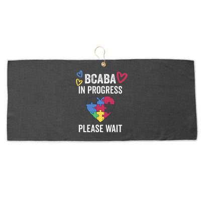 BCABA In Progress Future BCBA Large Microfiber Waffle Golf Towel