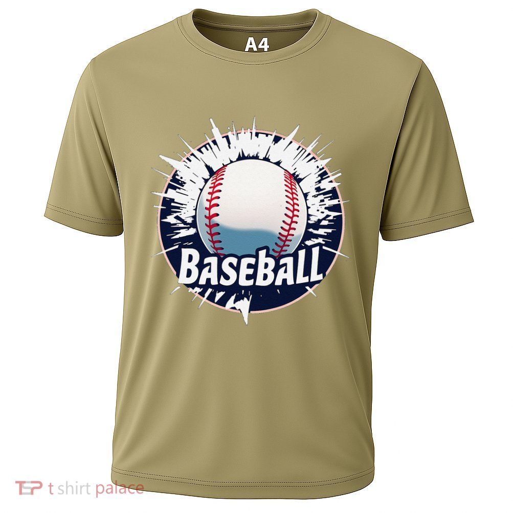 Baseball Impact .Png Cooling Performance Crew T-Shirt
